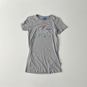 Adidas grey t-shirt dress